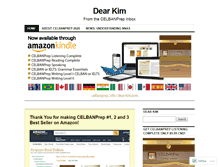 Tablet Screenshot of dear-kim.com